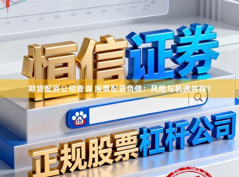 期货配资公司查询 股票配资负债：风险与机遇并存？